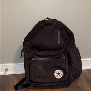 Black converse backpack